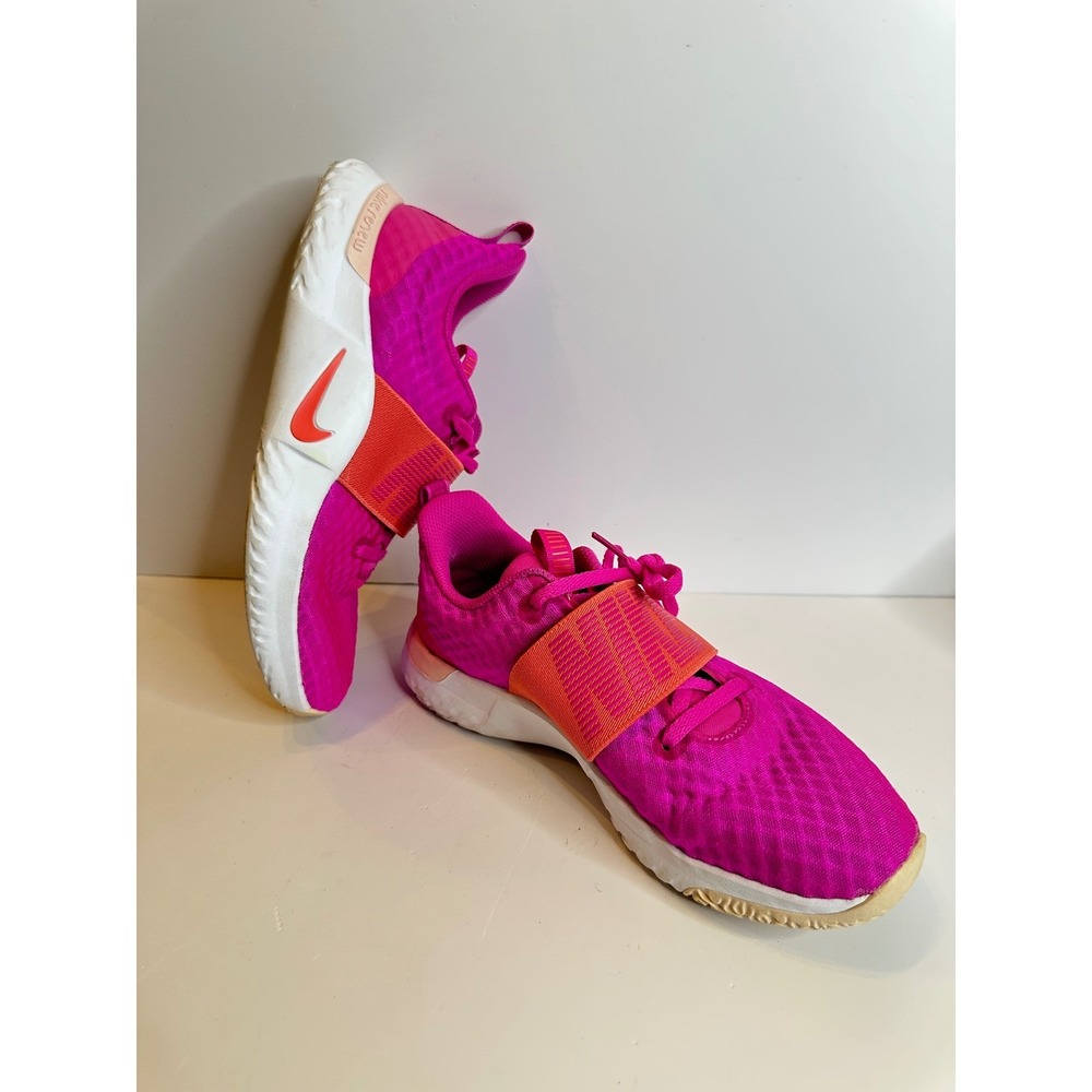 Nike Renew Running Shoes Pink Orange Women Size 8‎ Athletic Sneakers AR4543-603